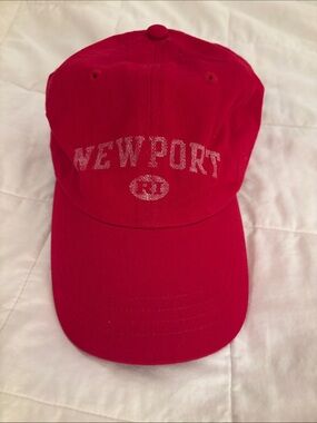 Newport RI Red Baseball Cap - unisex Classic